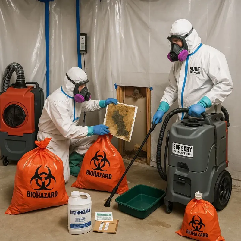 Contaminated Water Handling Protocols process in Pitman, NJ